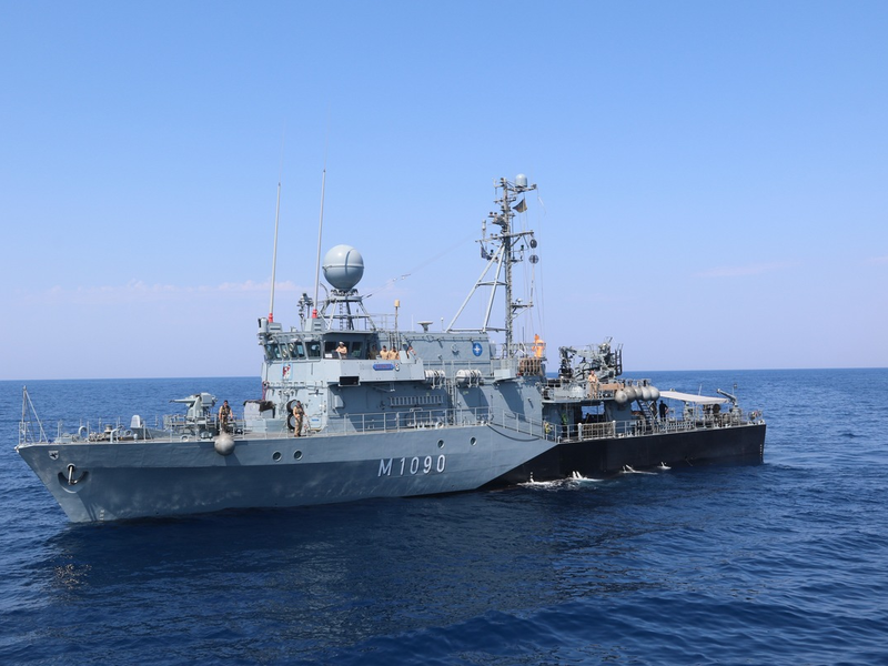 Hohlstablenkboot Pegnitz zurück aus der Ägäis - Foto: presseportal.de