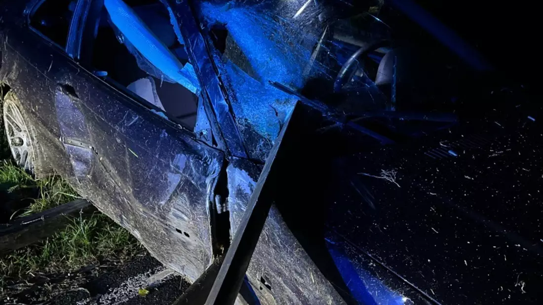 POL-HA: 19-jähriger Autofahrer nach Unfall am Kattenohl leicht verletzt - Bild: presseportal.de