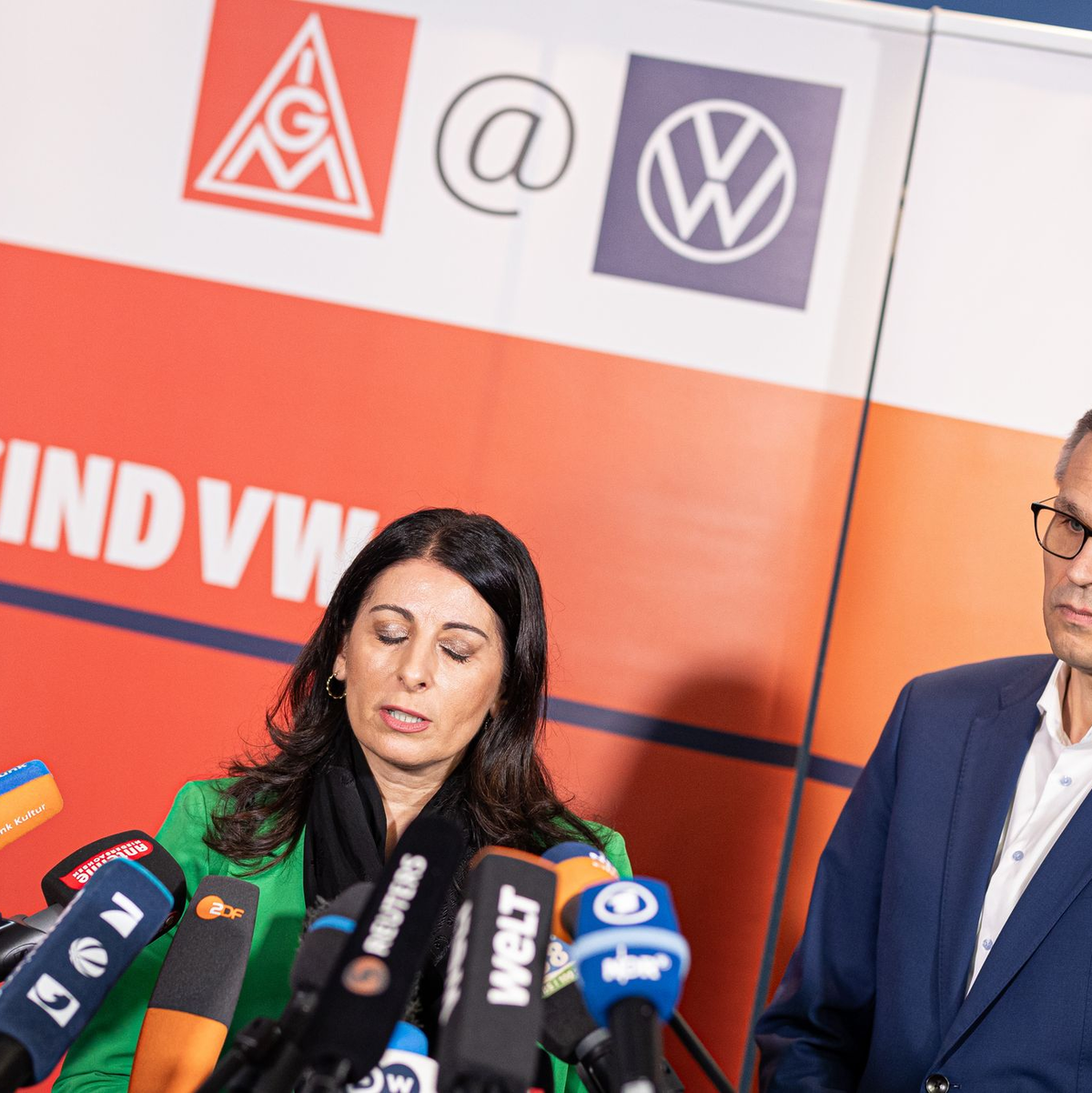 Fordert das Ende von Blumes Doppelrolle bei Porsche und VW: Betriebsratsche Daniela Cavallo. (Archivfoto) - Foto: Moritz Frankenberg/dpa