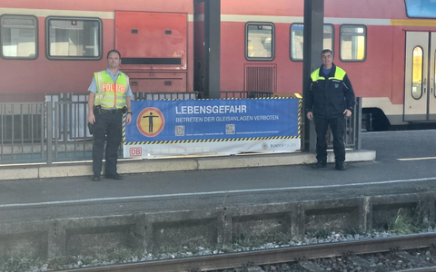 BPOLI-OG: Betreten verboten!: Bahn und Bundespolizei warnen vor Unfällen im Gleisbereich - Foto: presseportal.de