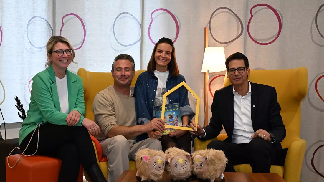Prominenter Besuch im Ronald McDonald Haus München-Großhadern - Bild: presseportal.de