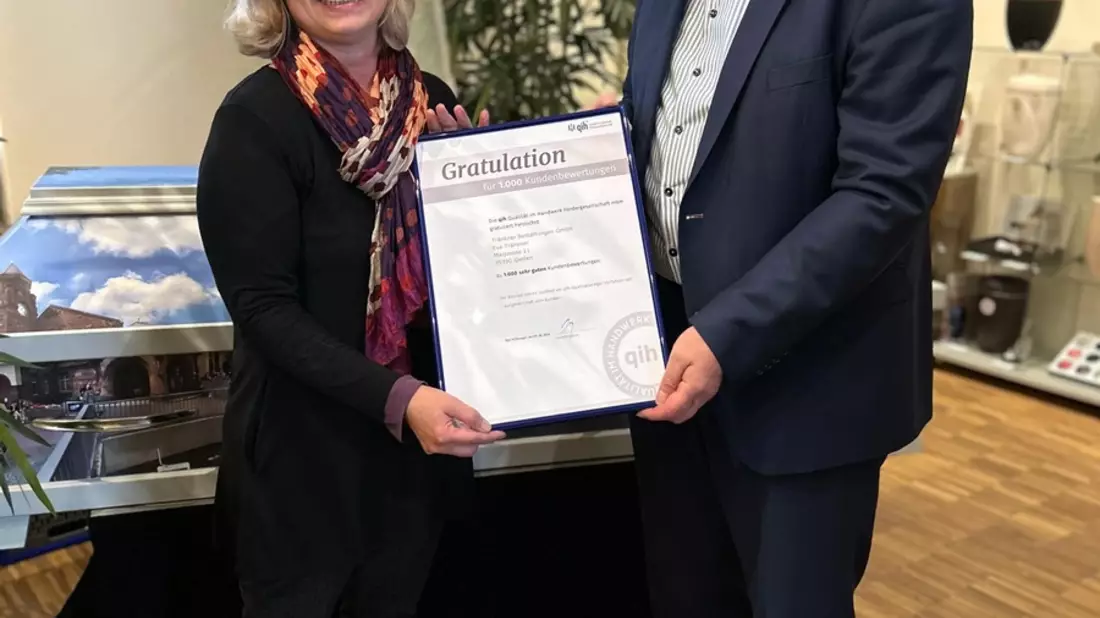 Über 1.000 Mal sehr gut für Gießener Traditionsunternehmen - Bestattermeisterin Eva Tränkner für hohe Kundenzufriedenheit ausgezeichnet - Bild: presseportal.de