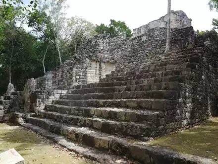 Die entdeckte Maya-Siedlung liegt in der Nähe der großen Maya-Stätte von Calakmul, die hier im Bild zu sehen ist. (Archivbild) - Foto: Andrea Sosa/dpa