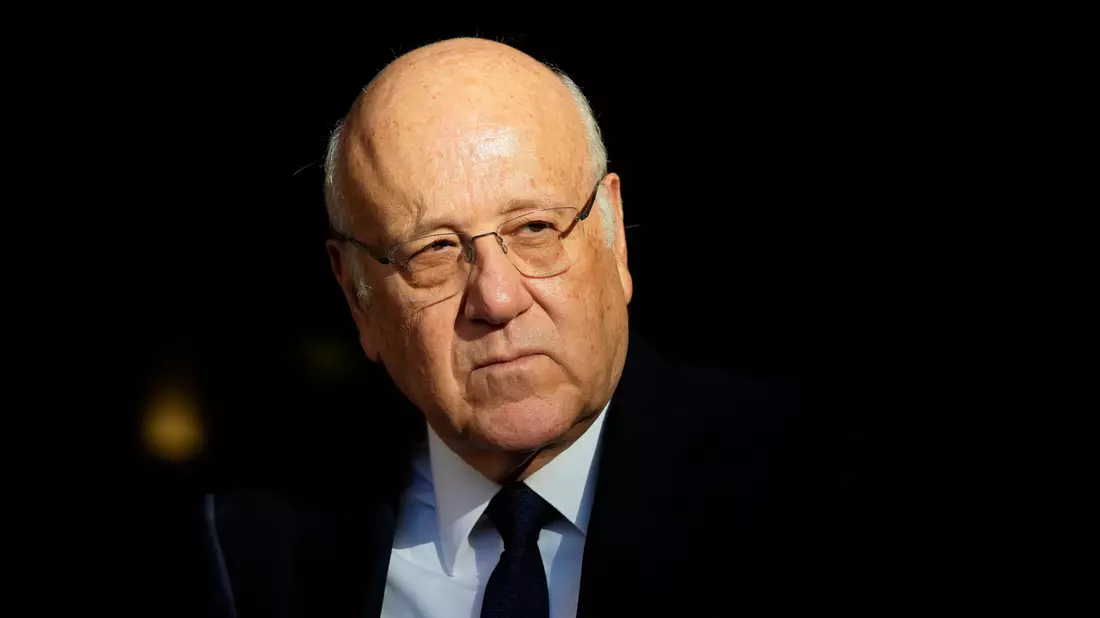 Libanons geschäftsführender Ministerpräsident Mikati weckt Hoffnung auf eine Waffenruhe. (Archivbild)  - Bild: Hassan Ammar/AP/dpa
