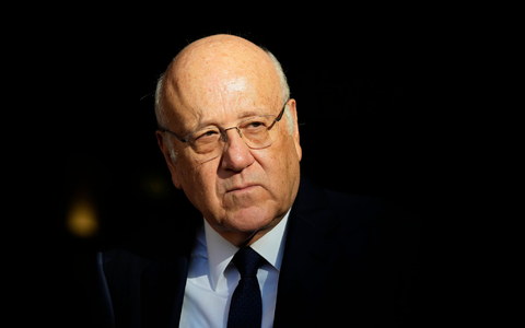 Libanons geschäftsführender Ministerpräsident Mikati. (Archivbild) - Foto: Hassan Ammar/AP/dpa