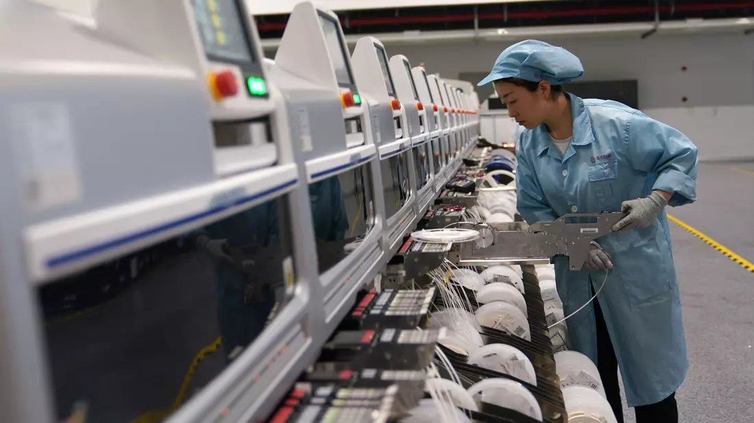 Nach Monaten trüber Stimmung in Chinas produzierendem Gewerbe bessern sich die Aussichten. (Archivbild) - Bild: Han Chuanhao/XinHua/dpa