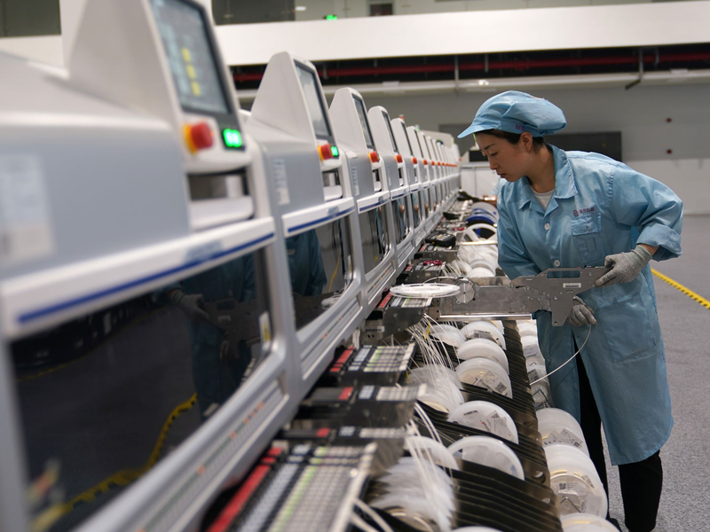 Nach Monaten trüber Stimmung in Chinas produzierendem Gewerbe bessern sich die Aussichten. (Archivbild) - Foto: Han Chuanhao/XinHua/dpa
