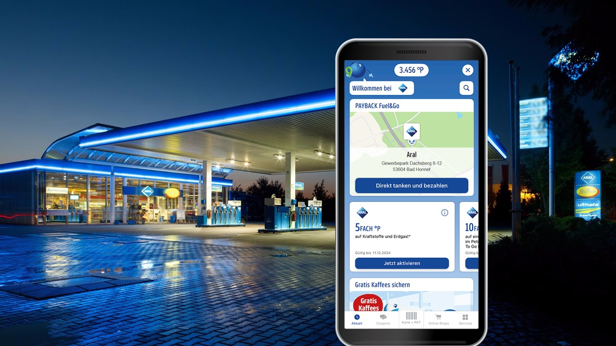 An der Tankstelle weiter punkten: Aral und PAYBACK verlängern ihre Partnerschaft - Foto: presseportal.de