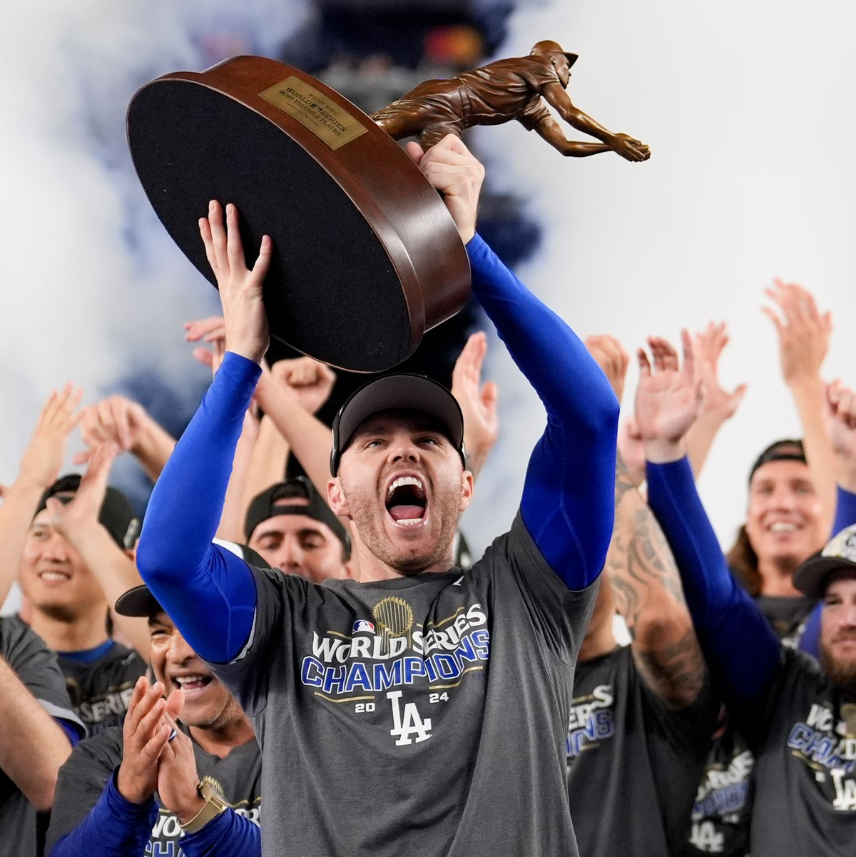 Wurde zum MVP der World Serie gewählt: Freddie Freeman. - Foto: Ashley Landis/AP/dpa
