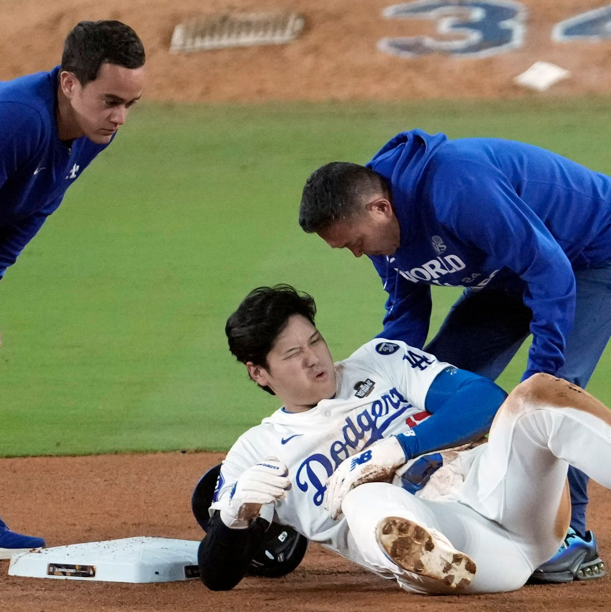 Japans Baseball-Star Shohei Ohtani verletzte sich. - Foto: Julio Cortez/AP/dpa