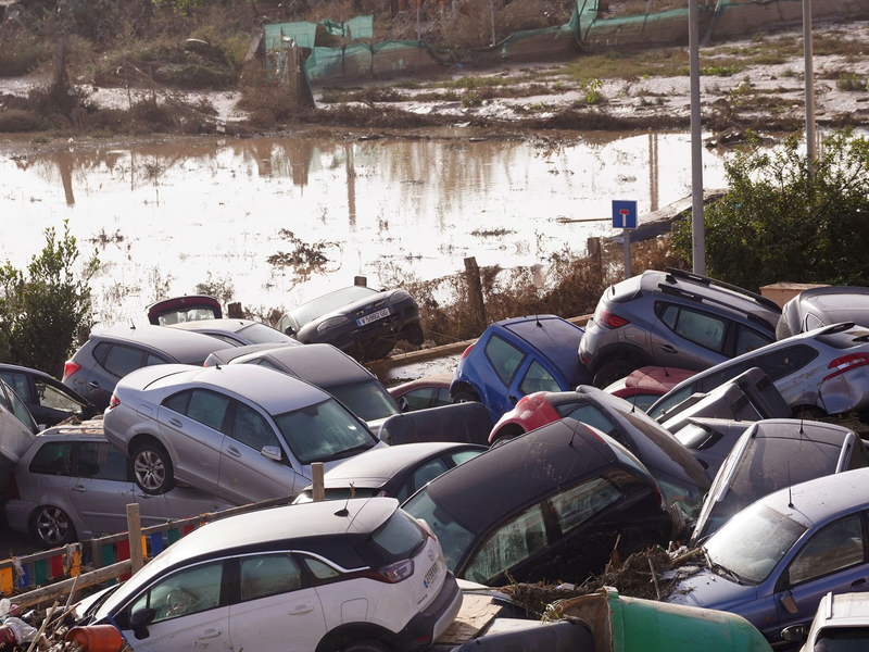 Vielerorts ist an Aufräumen noch nicht zu denken (Foto aktuell). - Foto: Alberto Saiz/AP