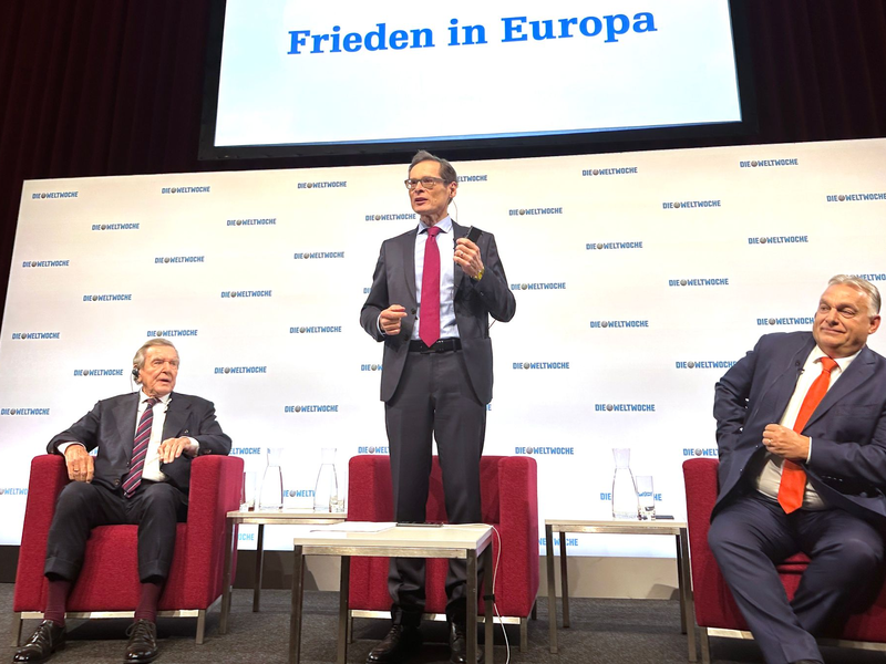 Orban gilt als einer der wichtigsten Kontakte des US-Präsidentschaftskandidaten Donald Trump in Europa.  - Foto: Matthias Röder/dpa