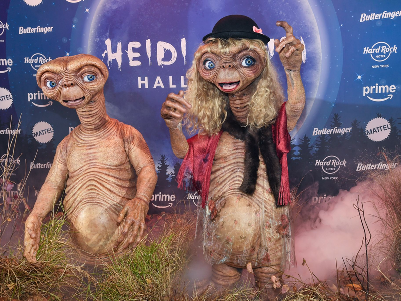 Heidi Klum und Tom Kaulitz verkleideten sich 2024 als Außerirdische. (Archivfoto)  - Foto: Evan Agostini/Invision/AP/dpa