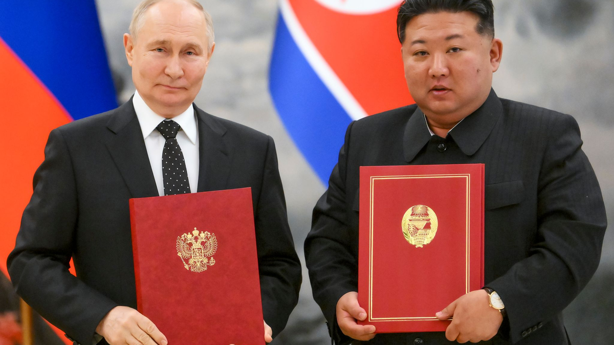 Erstmals hat Nordkorea den Einsatz von nordkoreanischen Soldaten im Ukraine-Krieg bestätigt.  - Foto: Kristina Kormilitsyna/Pool Sputnik Kremlin/AP/dpa