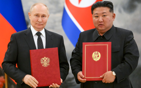 Erstmals hat Nordkorea den Einsatz von nordkoreanischen Soldaten im Ukraine-Krieg bestätigt. - Foto: Kristina Kormilitsyna/Pool Sputnik Kremlin/AP/dpa Erstmals hat Nordkorea den Einsatz von nordkoreanischen Soldaten im Ukraine-Krieg bestätigt. - Foto: Kristina Kormilitsyna/Pool Sputnik Kremlin/AP/dpa