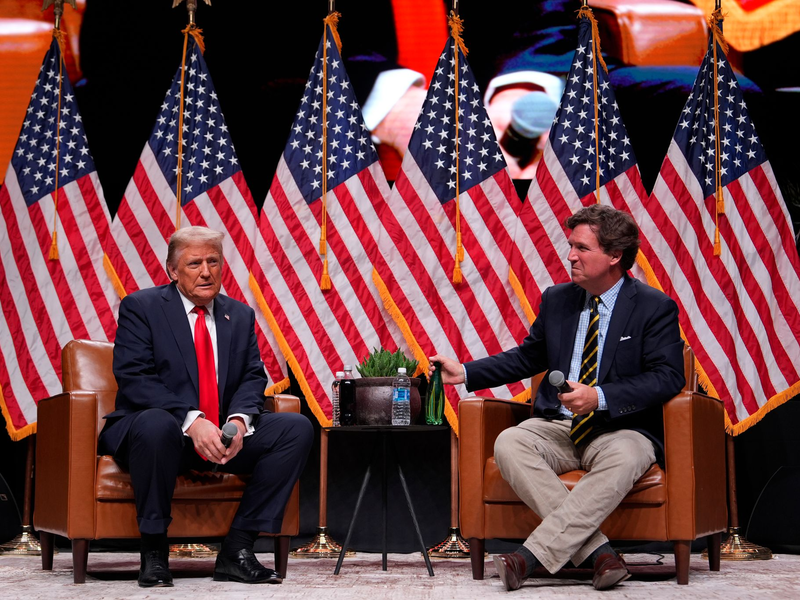 Trump behauptet auch diesmal, dass ihm ein Sieg nur durch Betrug zu nehmen wäre. - Foto: Julia Demaree Nikhinson/AP/dpa