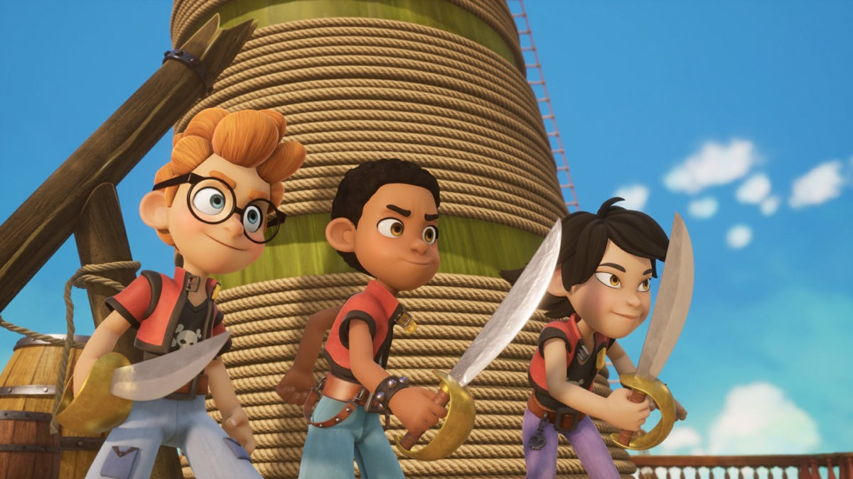 Animationsserien-Premieren im Herbst bei KiKA / Von Piratenschülern, fiesen Plänen und wilden Dinosaurier-Abenteuern - Foto: presseportal.de