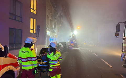 FW-HAAN: Wohnung brennt an der Bahnhofstraße aus - eine Verletzte - Foto: presseportal.de