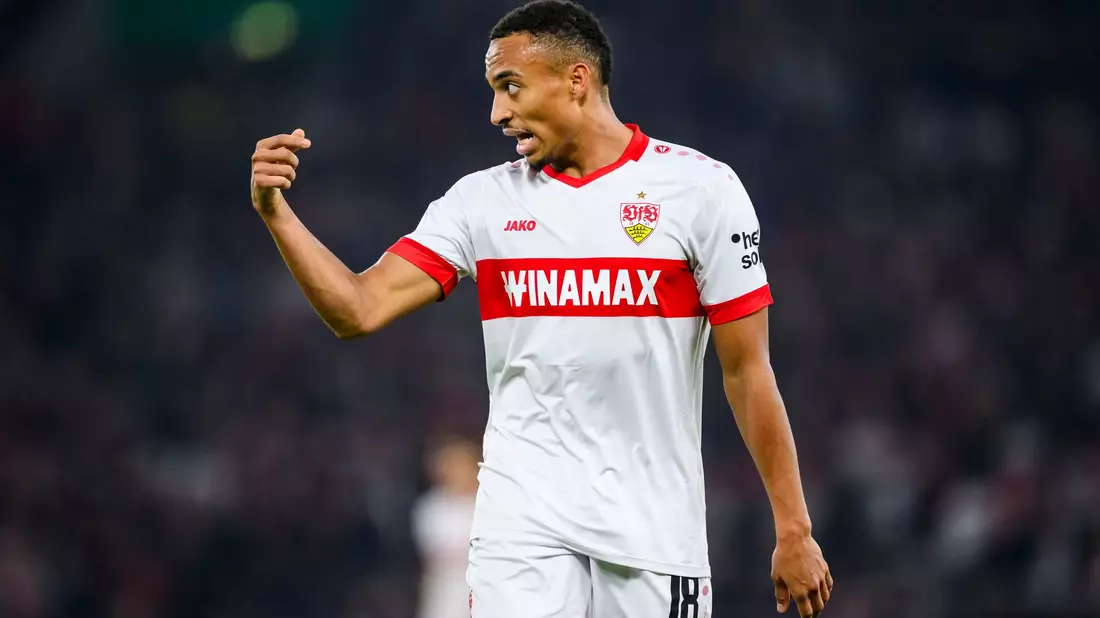 Jamie Leweling wird dem VfB Stuttgart vorerst fehlen. - Bild: Tom Weller/dpa