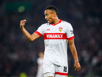 Jamie Leweling wird dem VfB Stuttgart vorerst fehlen. - Foto: Tom Weller/dpa