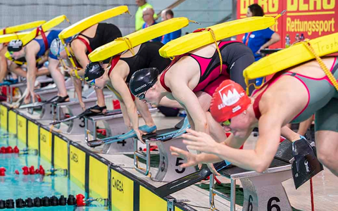 DLRG ermittelt in Hannover Deutsche Meister 2024 im Rettungsschwimmen - Foto: presseportal.de