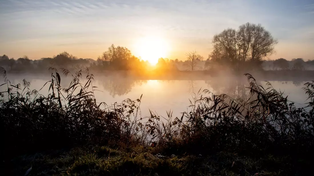 Das Herbstwetter ist auch in der kommenden Woche stabil - Bild: Hauke-Christian Dittrich/dpa