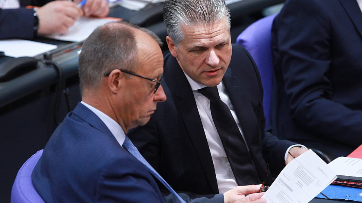 Friedrich Merz und Thorsten Frei (Archiv) - Foto: über dts Nachrichtenagentur