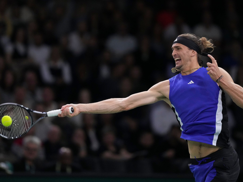 Alexander Zverev spielte beim Masters-1000-Finale in Paris groß auf. - Foto: Thibault Camus/AP