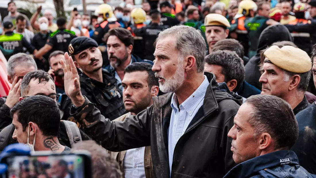 Am Dienstag will Felipe wieder ins Katastrophengebiet. (Archivfoto) - Bild: Carlos Luján/EUROPA PRESS/dpa