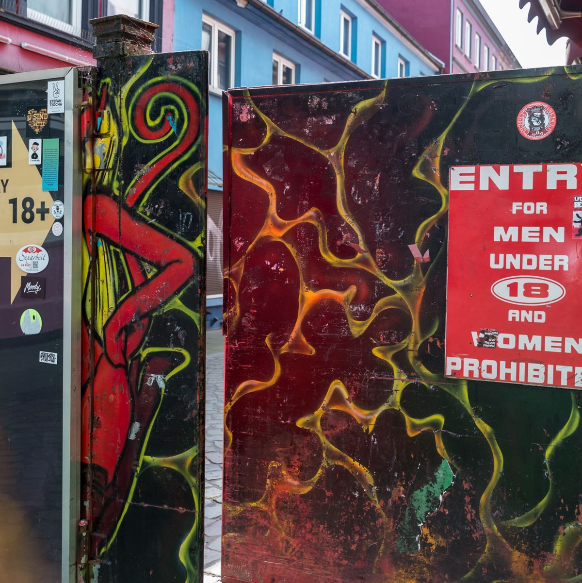 Ein Tor an der Herbertstraße soll ins Museum kommen. (Archivbild) - Foto: Markus Scholz/dpa