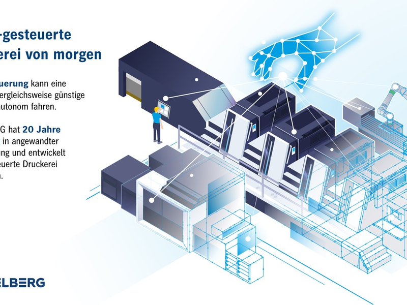 HEIDELBERG entwickelt die KI-gesteuerte Druckerei von morgen - Foto: presseportal.de