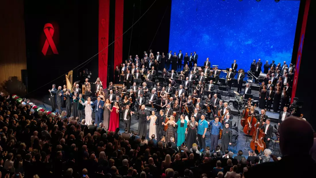 Festliche Opernnacht für die Deutsche Aids-Stiftung / Premiere im ausverkauften Haus / Preisverleihung an Sängerin Annie Lennox - Bild: presseportal.de