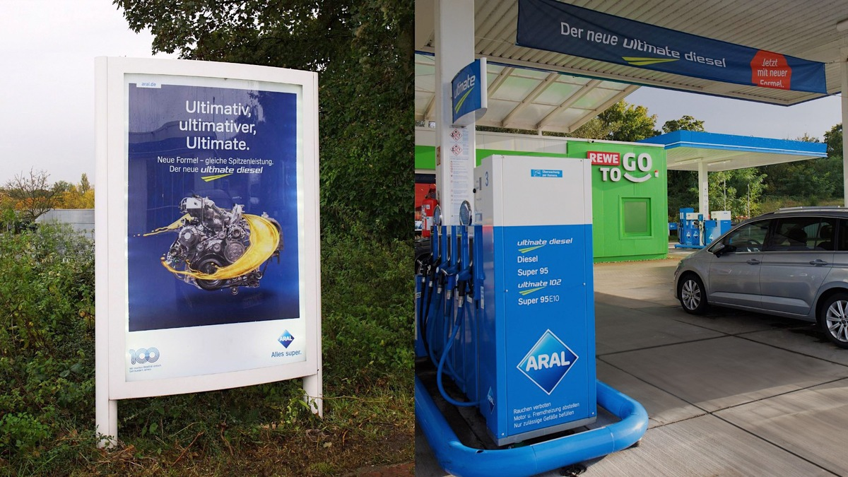 Neue Kraftstoffformel im 100. Jubiläumsjahr von Aral: Aral führt neue Formel für seinen Hochleistungskraftstoff Aral Ultimate Diesel ein - Foto: presseportal.de