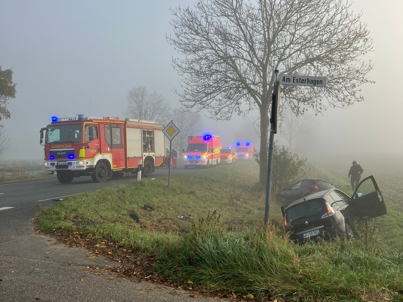 FW-WAF: Verkehrsunfall - Foto: presseportal.de