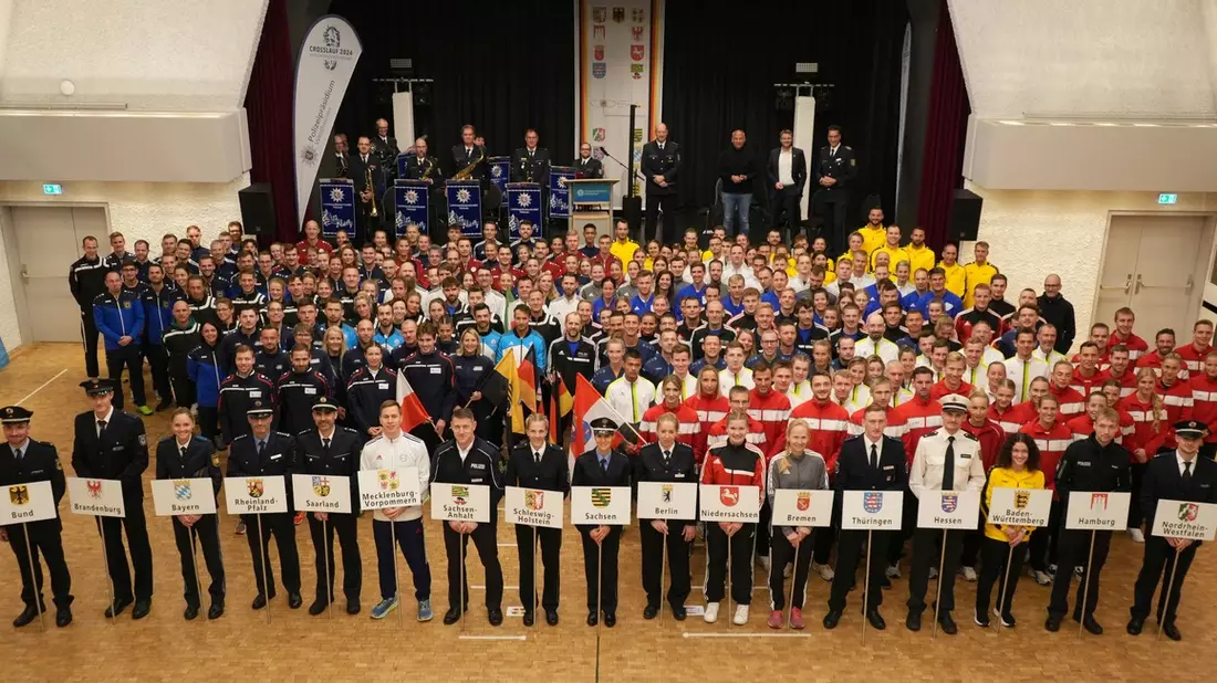 POL-LM: Die 21. Deutschen Polizeimeisterschaften im Crosslauf in Hessen sind beendet - Bild: presseportal.de