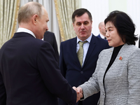 Kremlchef Wladimir Putin hatte schon im Januar Nordkoreas Außenministerin Choe Son Hui im Kreml empfangen. (Archivbild) - Foto: Artyom Geodakyan/Pool Sputnik Kremlin/dpa