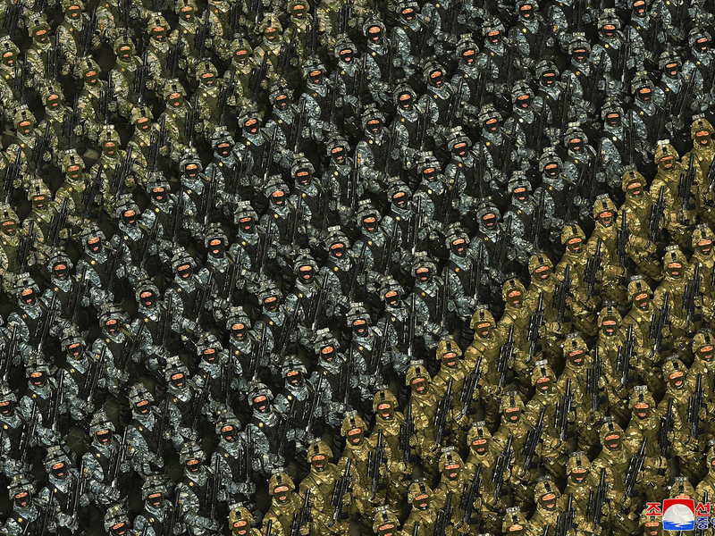 Seit Tagen warnt Kiew vor dem Eingreifen nordkoreanischer Soldaten aufseiten Russlands. (Symbolbild) - Foto: Uncredited/KCNA via KNS/AP