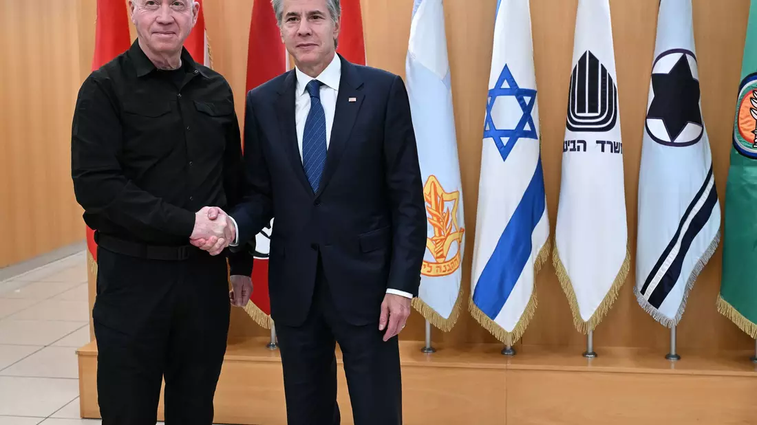 US-Außenminister Blinken fordert mehr humanitäre Hilfe für Gaza.  - Bild: Us Embassy Jerusalem/U.S State/Planet Pix via ZUMA Press Wire/dpa