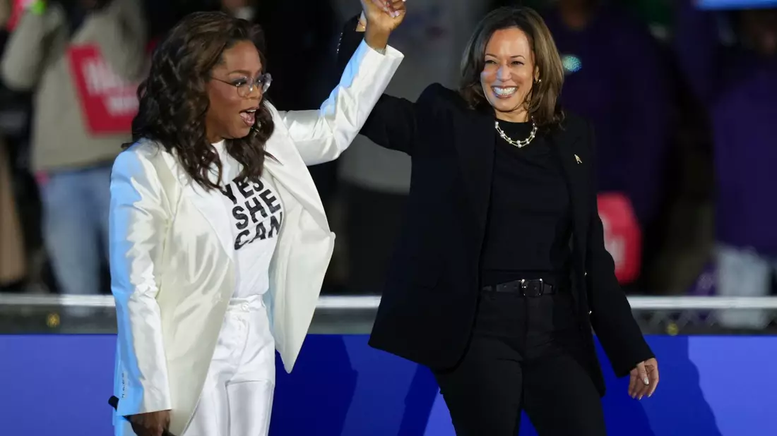 Oprah Winfrey ist ein Superstar in den USA - und unterstützt Kamala Harris. (Archivbild) - Bild: Matt Slocum/AP/dpa