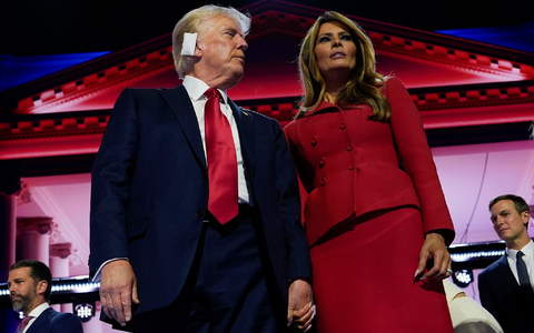 Seit 2005 sind Donald und Melania Trump verheiratet. - Foto: Julia Nikhinson/AP/dpa