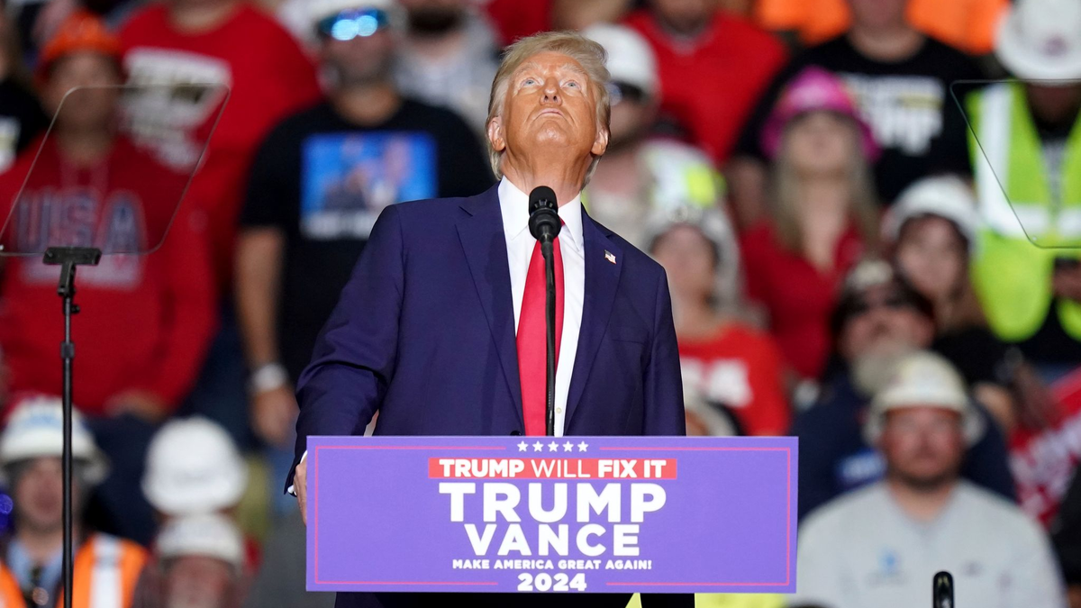 Trump setzt auf Beleidigungen.  - Foto: Matt Freed/AP/dpa