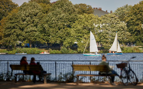 In Hamburg ist man am glücklichsten.  Archivbild - Foto: Georg Wendt/dpa