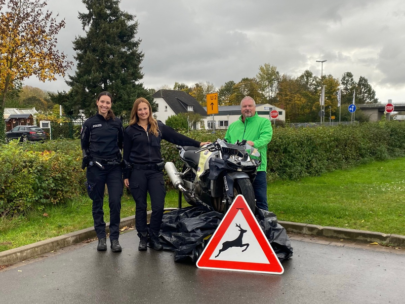POL-NI: Unfall-Krad bei der Verkehrssicherheitswoche in Stolzenau - Foto: presseportal.de