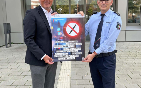 POL-BN: Bekämpfung der Messergewalt - Start der Plakatkampagne #BesserOhneMesser - Foto: presseportal.de