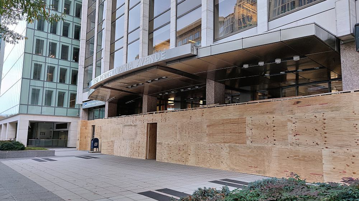 Verrammelte Fensterfront aus Sorge vor Randale bei der US-Wahl am 04.11.2024 - Foto: über dts Nachrichtenagentur