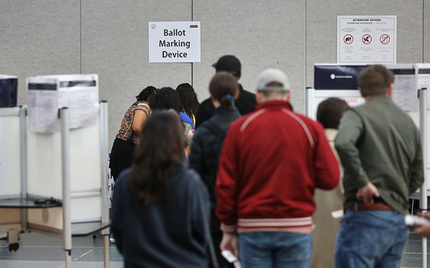 US-Wahllokal am 05.11.2024 - Foto: über dts Nachrichtenagentur