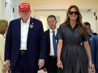 Auch er selbst wolle keine Gewalt, sagte Trump. - Foto: Evan Vucci/AP