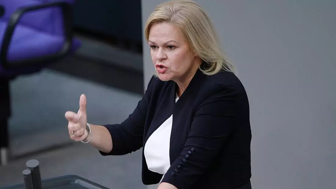 Nancy Faeser (Archiv) - Bild: über dts Nachrichtenagentur