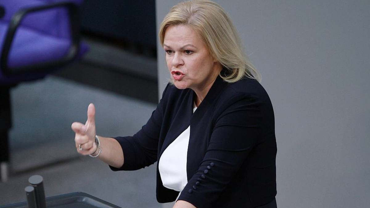 Nancy Faeser (Archiv) - Foto: über dts Nachrichtenagentur