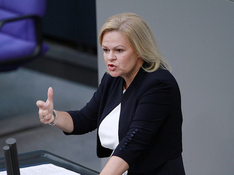 Nancy Faeser (Archiv) - Foto: über dts Nachrichtenagentur